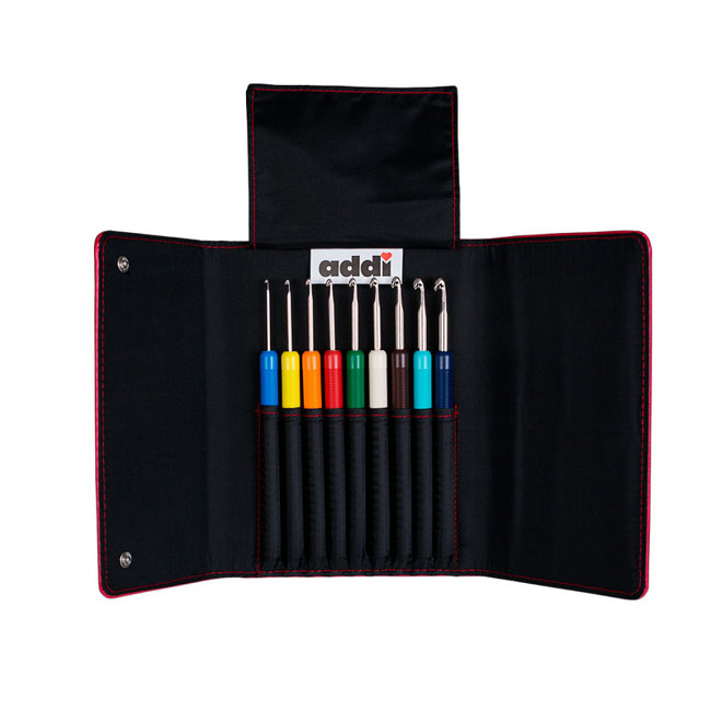 Набор крючков для вязания с пластиковой ручкой ADDICOLOURS
