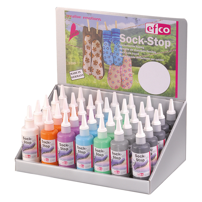 Новая Поставка "Краска Текстильная с Противоскользящим Эффектом 3D "SOCK-STOP", 100 МЛ, 7 Цветов Новая Поставка "Краска Текстильная с Противоскользящим Эффектом 3D "SOCK-STOP", 100 МЛ, 7 Цветов