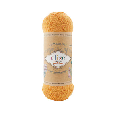 Alize Superwash ARTISAN (фото, № 281 желтый)