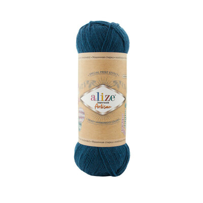 Alize Superwash ARTISAN (фото, №666 Петроль)