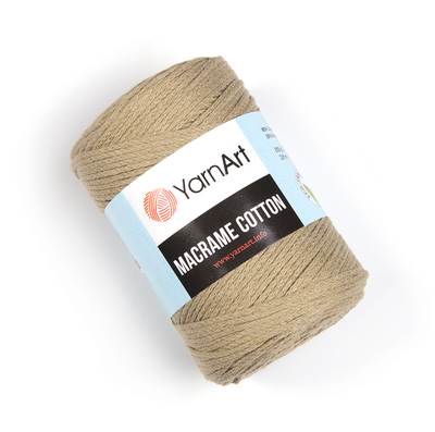 пряжа YarnArt Пряжа для вязания плетения YarnArt Macrame Cotton . шнур для рукоделия Макраме 250г (фото, 793 пустынный)