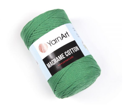 пряжа YarnArt Пряжа для вязания плетения YarnArt Macrame Cotton . шнур для рукоделия Макраме 250г (фото, 759 изумруд)