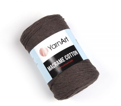 пряжа YarnArt Пряжа для вязания плетения YarnArt Macrame Cotton . шнур для рукоделия Макраме 250г (фото, 769 горький шоколад)