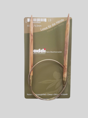 Оливковые спицы SELTER/ADDI Спицы Addi круговые из оливкового дерева №6,5 мм_60-80 см (фото, Спицы Addi круговые из оливкового дерева №6,5 мм)