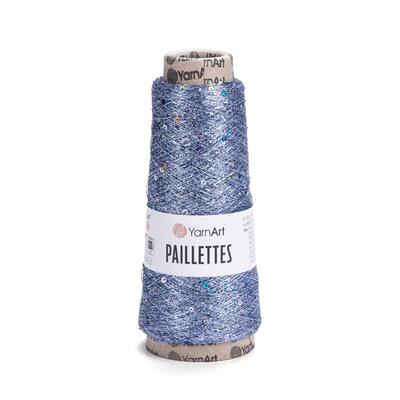 пряжа YarnArt Пряжа с пайетками Paillettes (Paillettes 8003 голубой) пряжа YarnArt Пряжа с пайетками Paillettes (фото, Paillettes 8003 голубой)