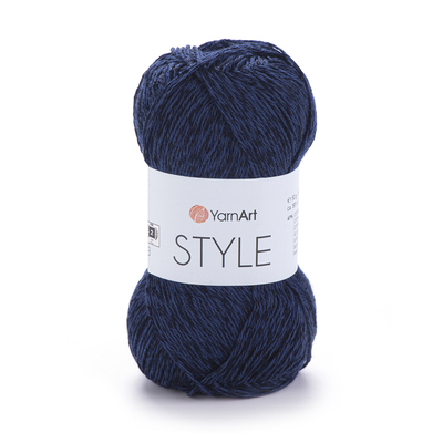 пряжа YarnArt Style Yarnart (№670 темно-синий) пряжа YarnArt Style Yarnart (фото, №670 темно-синий)