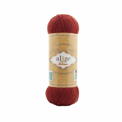 пряжа Alize Superwash ARTISAN (№36 терракот) пряжа Alize Superwash ARTISAN (фото, №36 терракот)