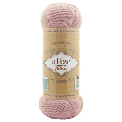 пряжа Alize Superwash ARTISAN (№161 пудра) пряжа Alize Superwash ARTISAN (фото, №161 пудра)