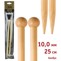 SELTER/ADDI Спицы прямые, бамбук, №10, 25 см